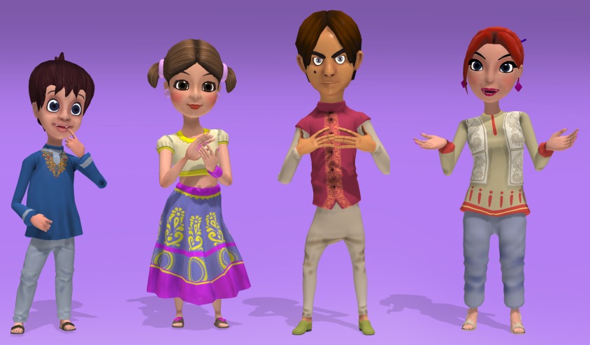 South Asian character pack